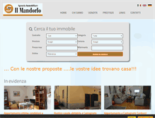 Tablet Screenshot of ilmandorloimmobiliare.com